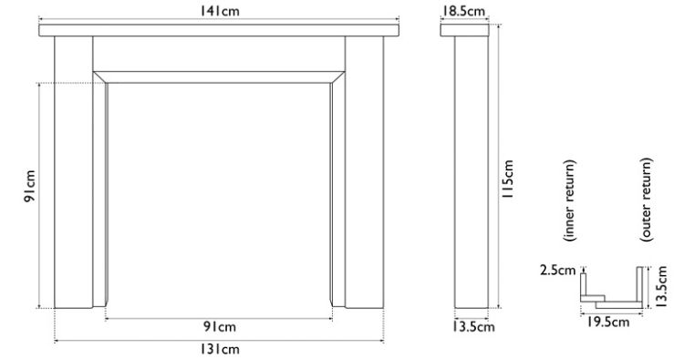 kedleston oak fire surround technical period house store